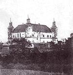 Dívčí Hrad, nejstarší fotografie zámku Maidelberg z konce 19.století